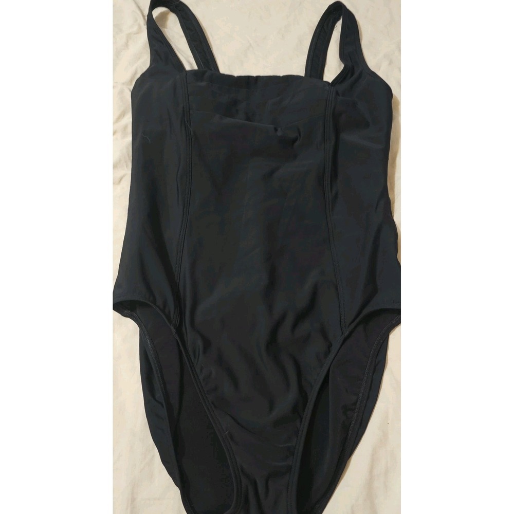 Shape FX Swimsuit Size 12T Ruched Bust One Piece Black